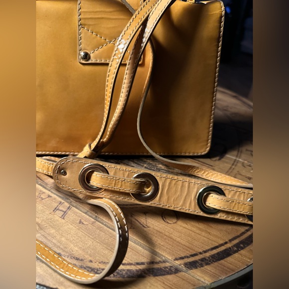 - RARE AUTHENTICATE Jimmy Choo Patent Leather Rebel Clutch - Picture 6 of 15